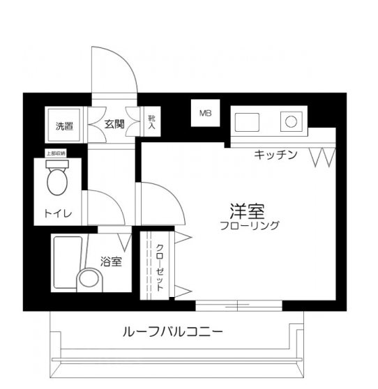 ブライズ御茶ノ水   801号室 間取り
