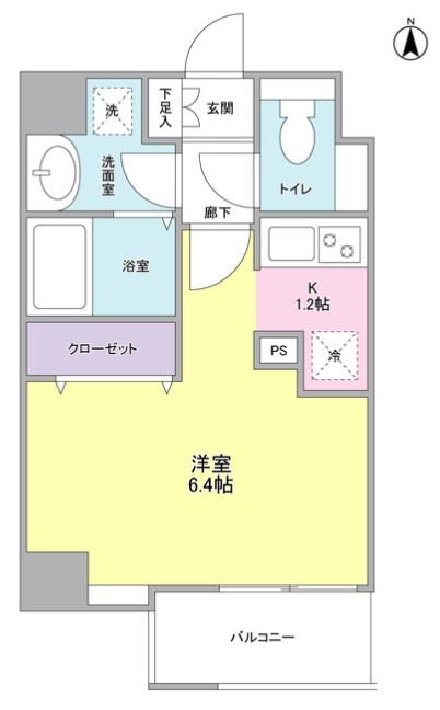 ヴィータフェリーチェ  301号室 間取り