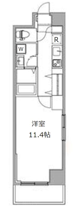 オーキッドレジデンス神田錦町 間取り