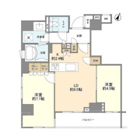 コスモリード市ヶ谷払方町 間取り