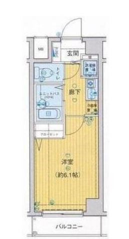 メインステージ護国寺   503号室 間取り