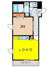 シャトーヴィオレ  917699-403号室 間取り