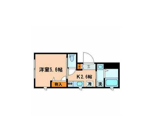 シャーメゾン蔵前 301号室 間取り