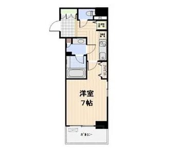 プロスペクト日本橋小網町  604号室 間取り