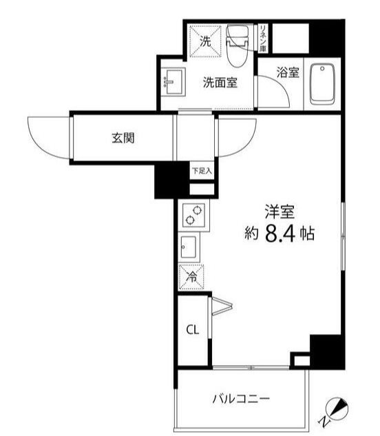 ハイリーフ上野    604号室 間取り
