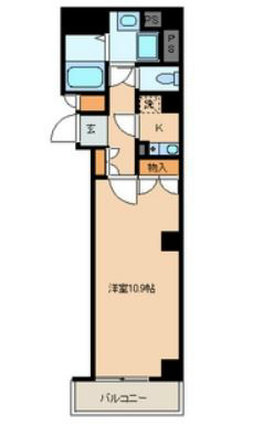 ステラ人形町        401号室 間取り