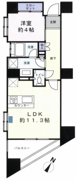 レックス日本橋水天宮プレミアタワー 間取り