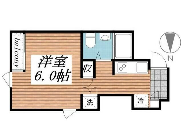 リバーサイド八丁堀       701号室 間取り