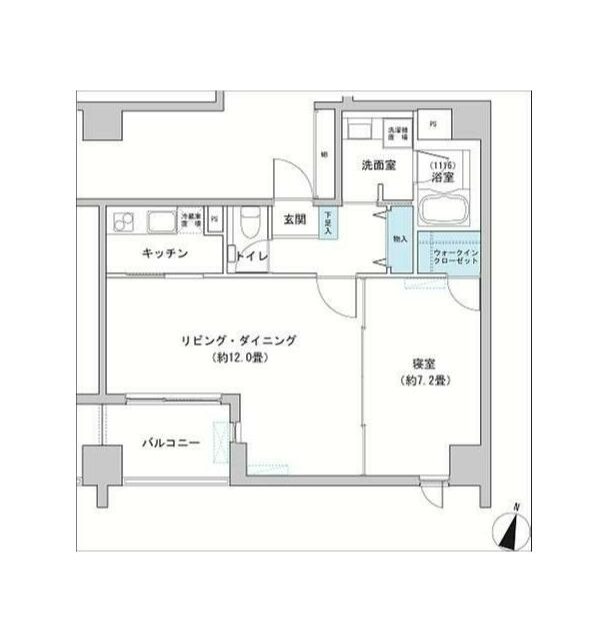 カッシア神田レジデンス 1004号室 間取り