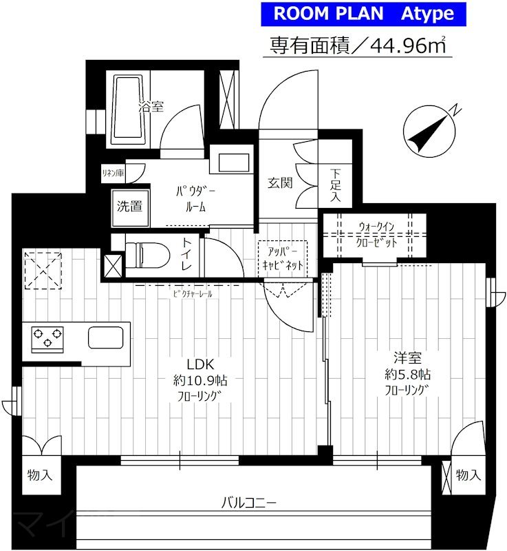 ステージファースト蔵前アジールコート 間取り