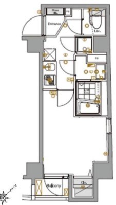 アルテシモヴァレント   間取り