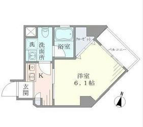 TKD本郷   201号室 間取り