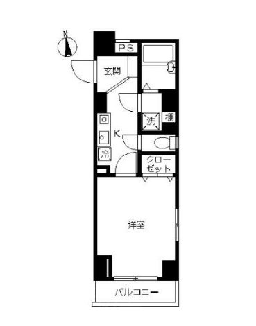 スカイコート本郷東大前壱番館      508号室 間取り
