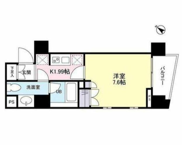 日本橋ミスモ   905号室 間取り