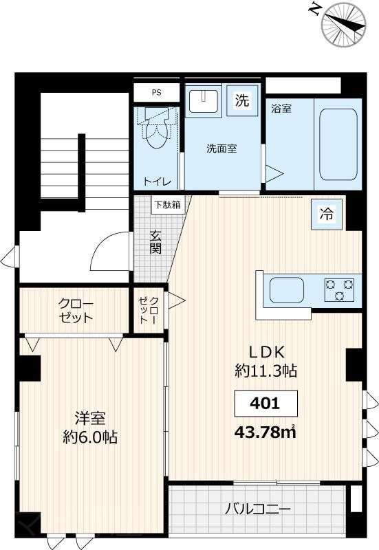 ソレイユ3103 間取り