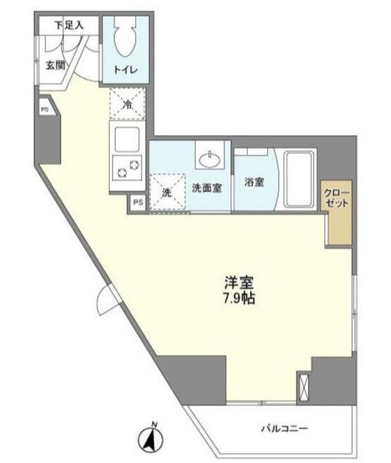 MAハイツ茗荷谷    303号室 間取り