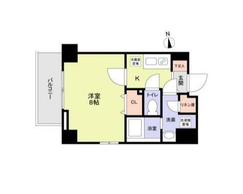 ルーセントK台東    602号室 間取り