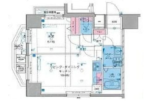ジェノヴィア浅草駅前スカイガーデン  203号室 間取り