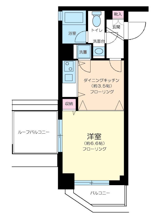 パレステュディオ小石川後楽園    409号室 間取り