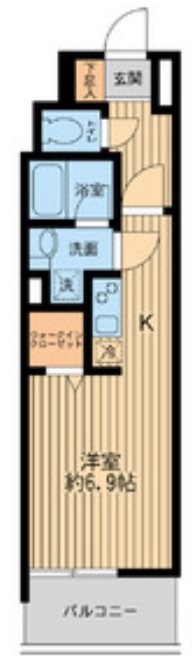 日本橋ファーストレジデンス   605号室 間取り