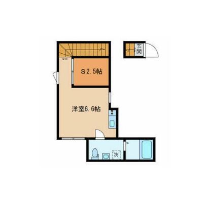 クレール白山     204号室 間取り