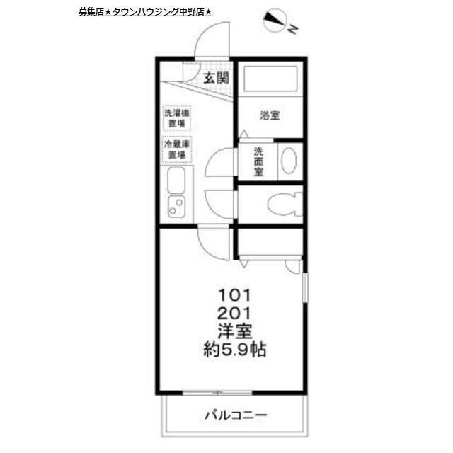 エトワール牛込神楽坂 間取り