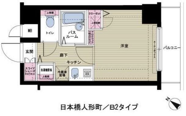トーシンフェニックス日本橋人形町 間取り