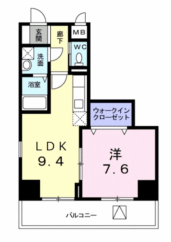アクシオン音羽      202号室 間取り