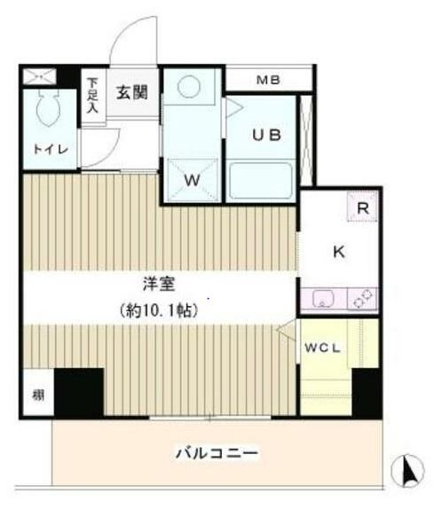 アルエット台東  503号室 間取り