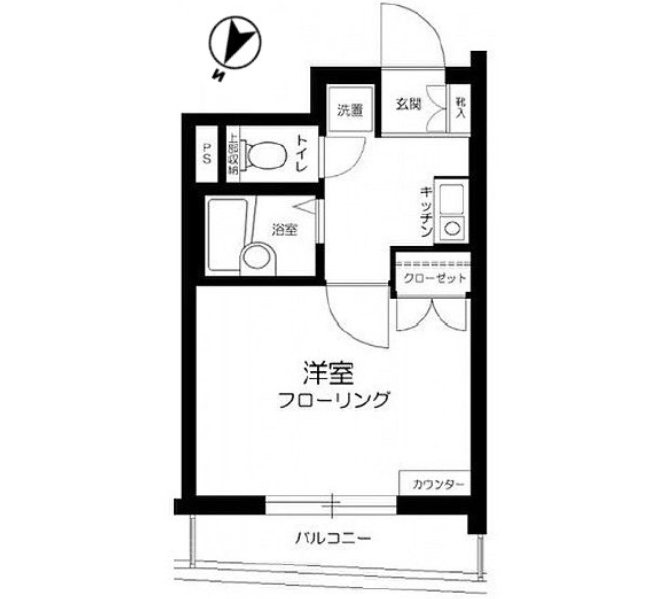ヴェルステージ日本橋人形町    1003号室 間取り