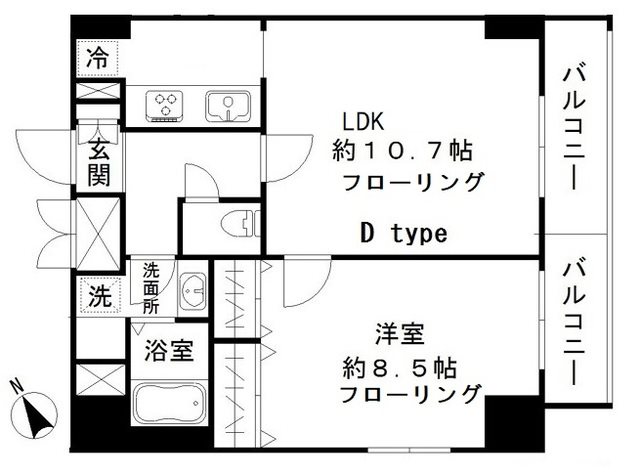 メゾンアサクサG3      901号室 間取り