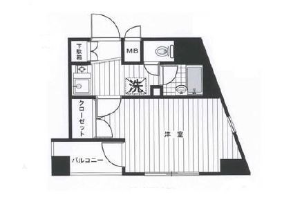 サンテミリオン東日本橋駅前    503号室 間取り