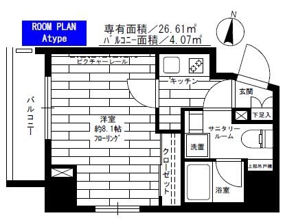 ステージファースト水道橋     303号室 間取り