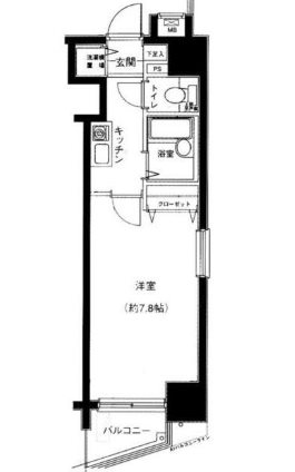 メインステージ茅場町   間取り