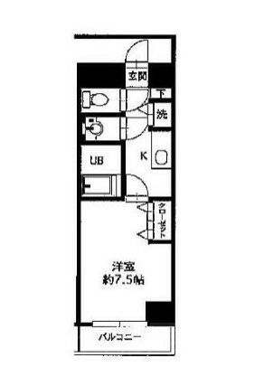HF銀座レジデンスEASTⅡ      間取り