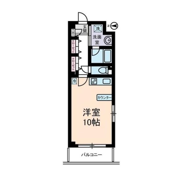 ベスト御茶ノ水Ⅱ   5号室 間取り