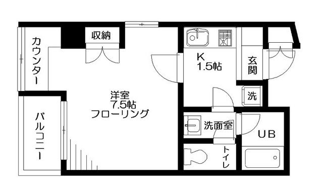 サンピア西須賀   201号室 間取り