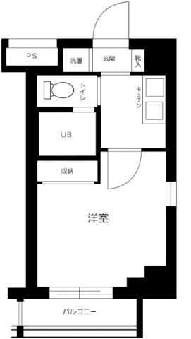 スカイコート茗荷谷壱番館   604号室 間取り