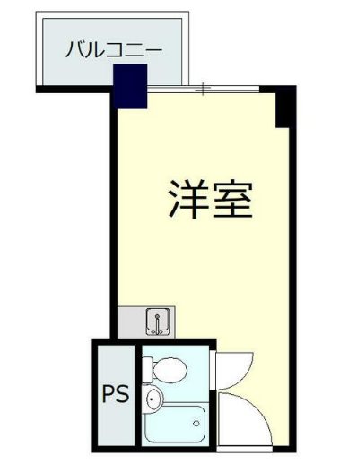 アルベルゴ御茶ノ水     416号室 間取り