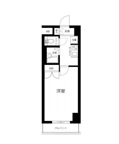 オリオ東神田   303号室 間取り