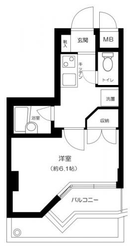 キャッスルステージ茗荷谷駅前 間取り