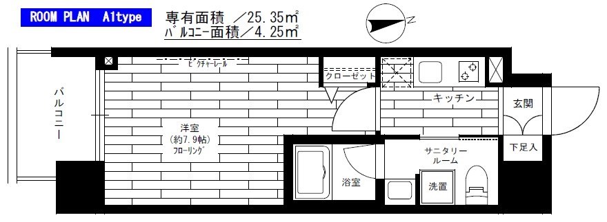 グランドコンシェルジュ新御徒町駅前 間取り