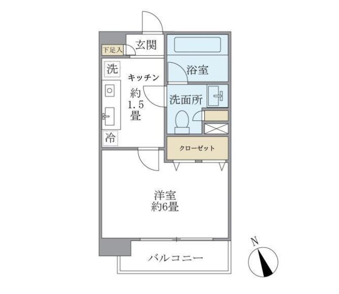 エコロジー白山レジデンス    303号室 間取り