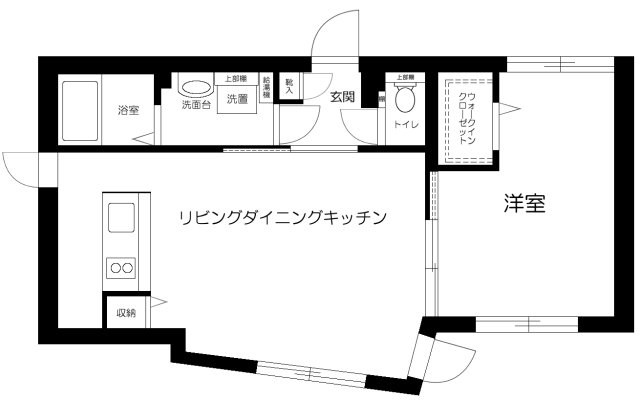 ラピス本郷     204号室 間取り