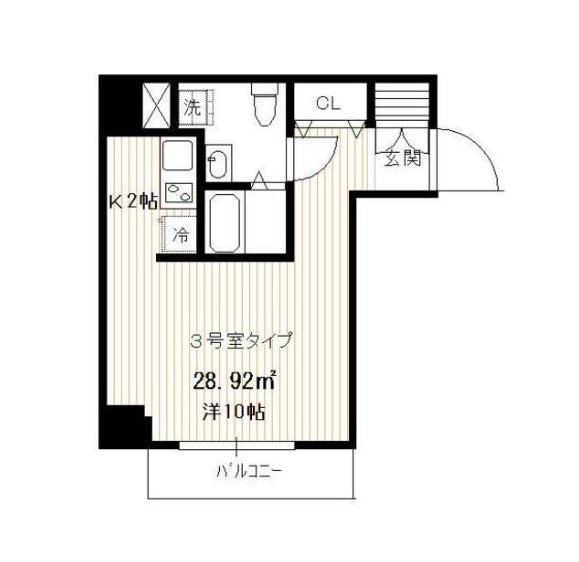 PALAZZO秀亜    203号室 間取り