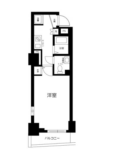 スカイコート三越前壱番館     502号室 間取り