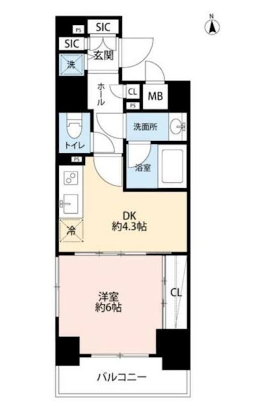 レガロ新御徒町ステーションパレス   902号室 間取り