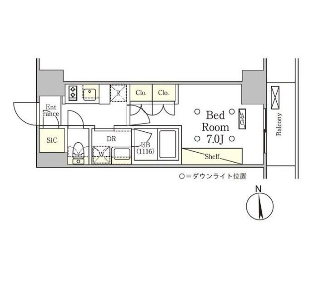 テラス御徒町 803号室 間取り