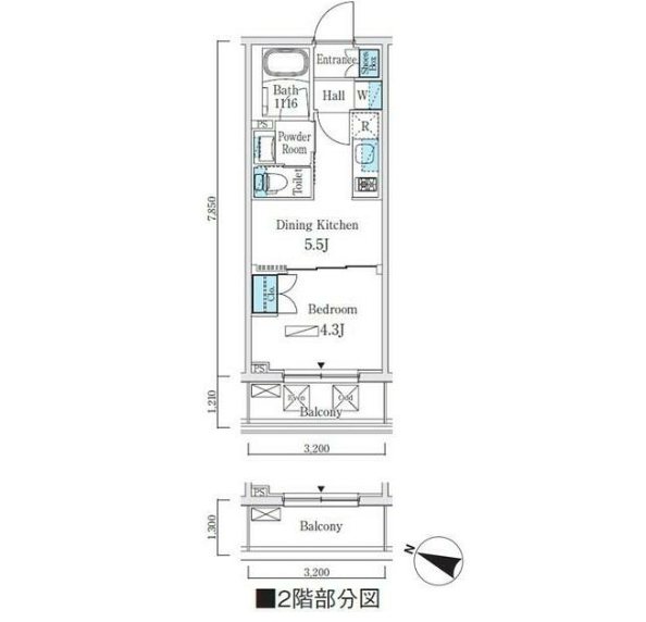 ジオエント本郷三丁目  402号室 間取り