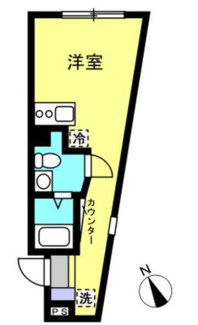 アージュドール白山   503号室 間取り